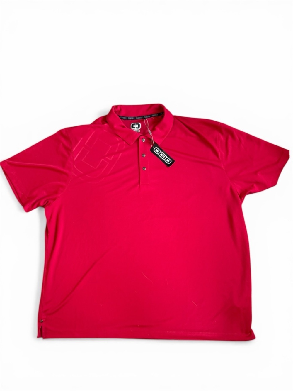 NWT OGIO Caliber Performance Polo - Red - Embossed Logo